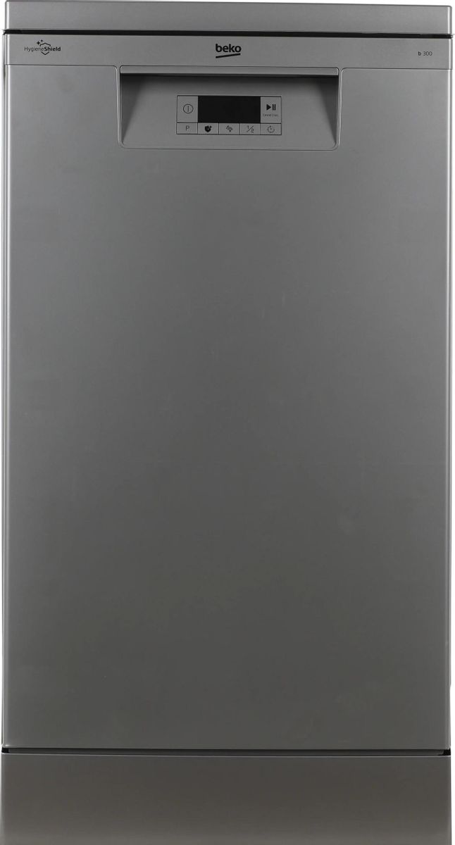 Посудомоечная машина Beko BDFS15020S,  узкая, напольная, 44.8см, загрузка 10 комплектов, серебристая [7639408335]